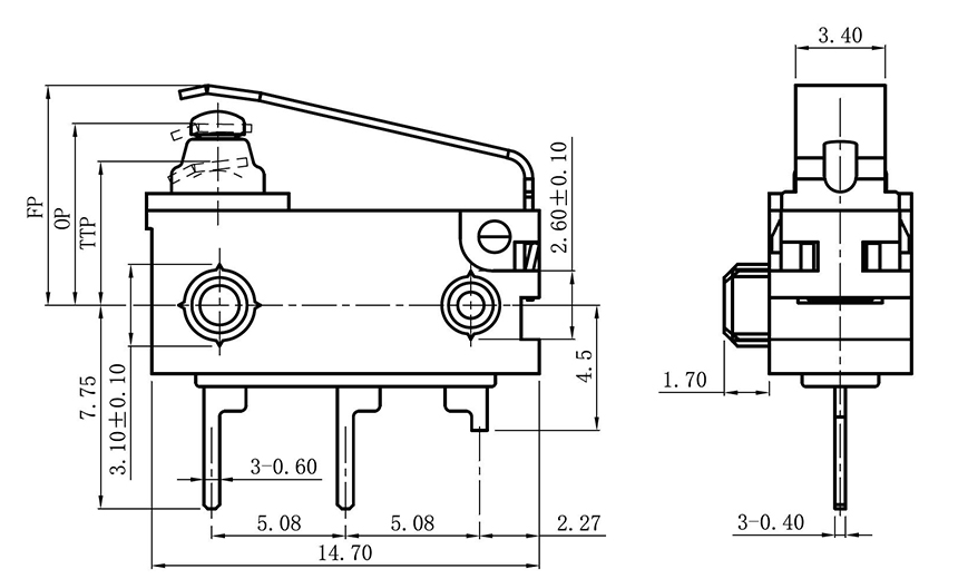 automotive micro switch 5