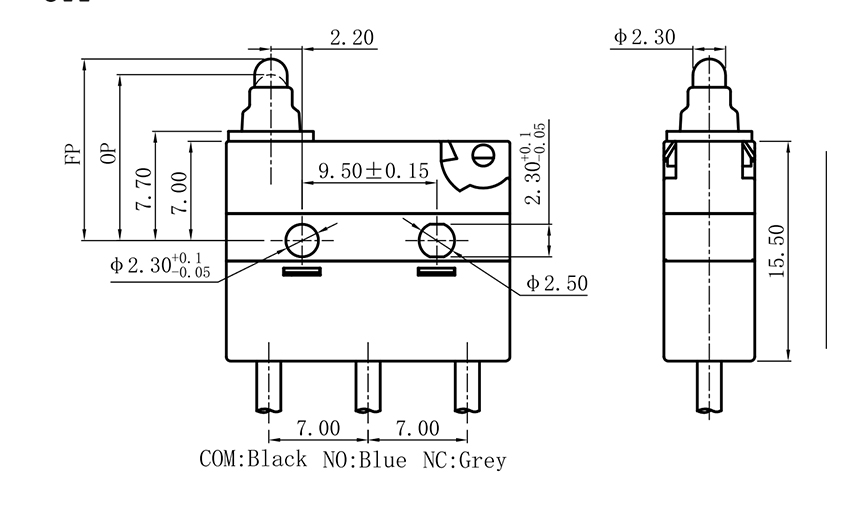 micro switch 5a 250vac